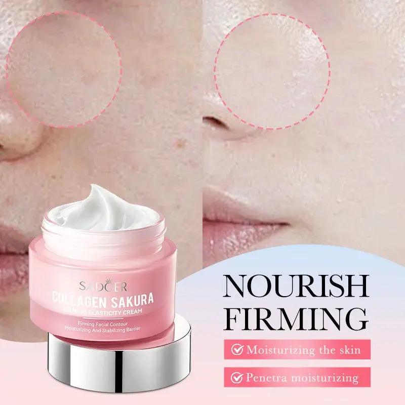 Crema Facial Sakura Colágeno Reafirmante (50g) – Hidratación y Juventud para tu Piel - Mimaste