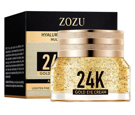 Contorno de Ojos en Crema Multiefecto Hialurónico 24K (40g) – Hidratación, Reafirmación y Luminosidad - Mimaste