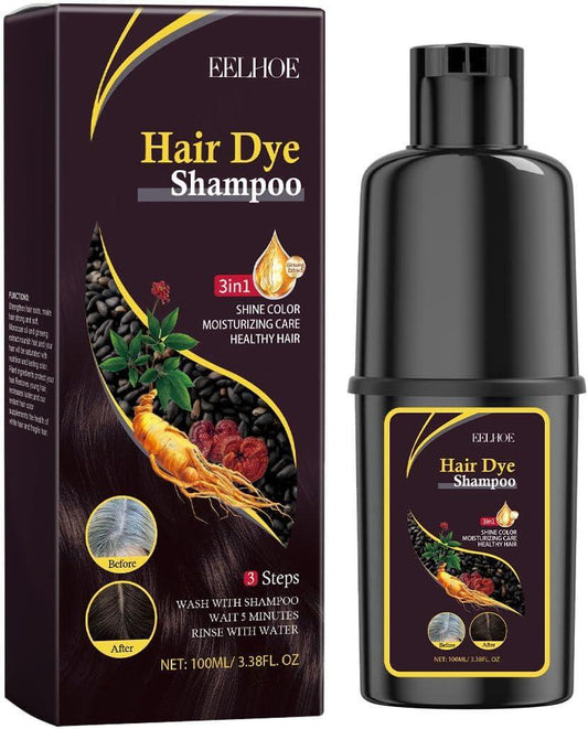 EELHOE Champú Tinte Negro 3 en 1 - Mimaste
